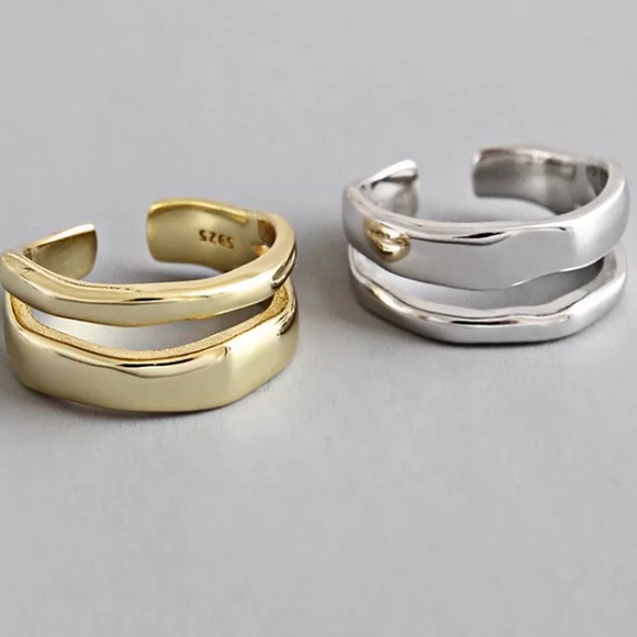 ‼️Insta double layered silver ring - Picture 2 of 4